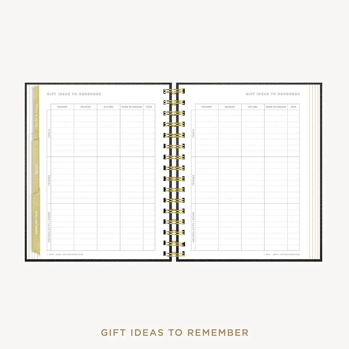 2026-27 Mini Weekly Planner: Classic Black Pebble Texture - Image 17