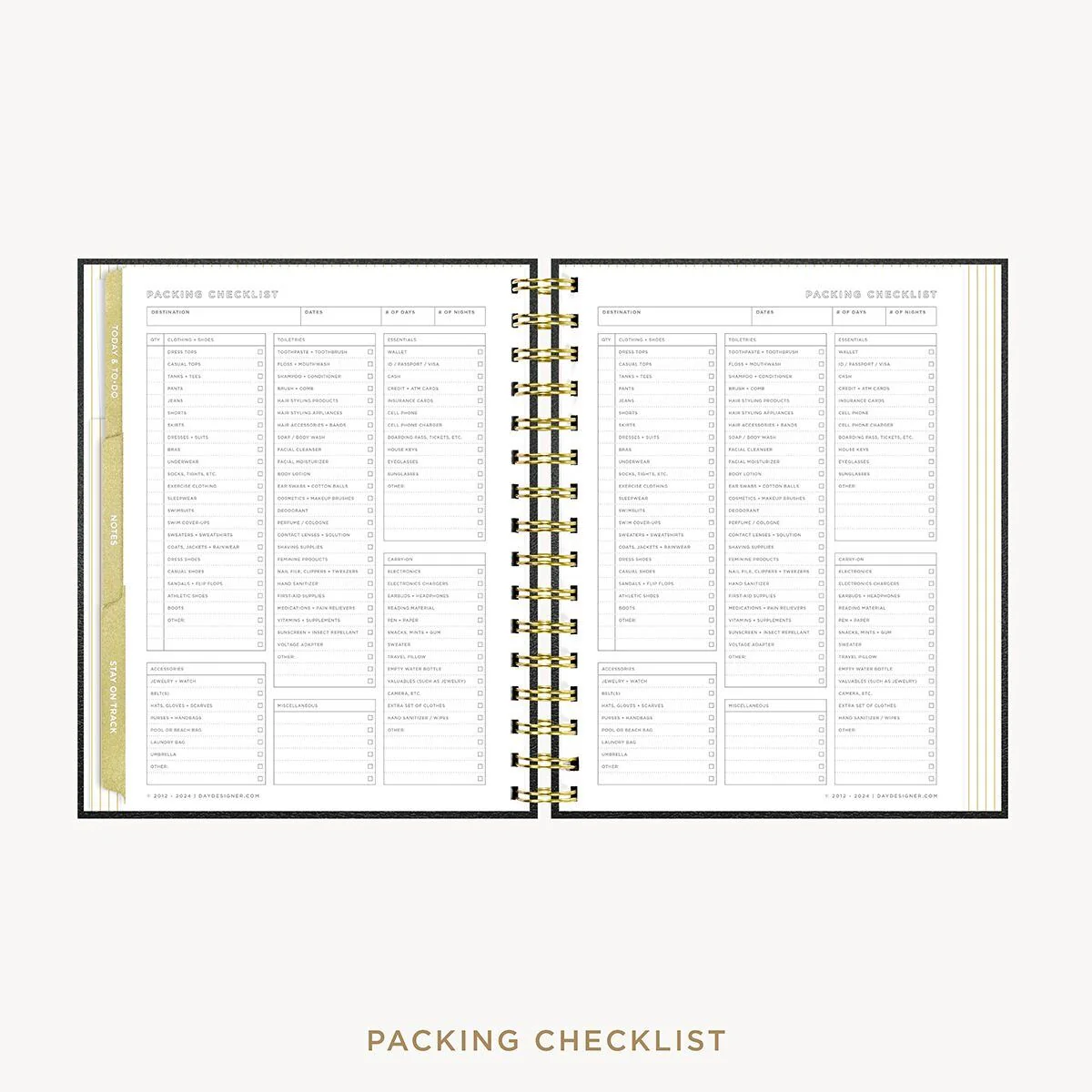2026-27 Mini Weekly Planner: Classic Black Pebble Texture - Image 19