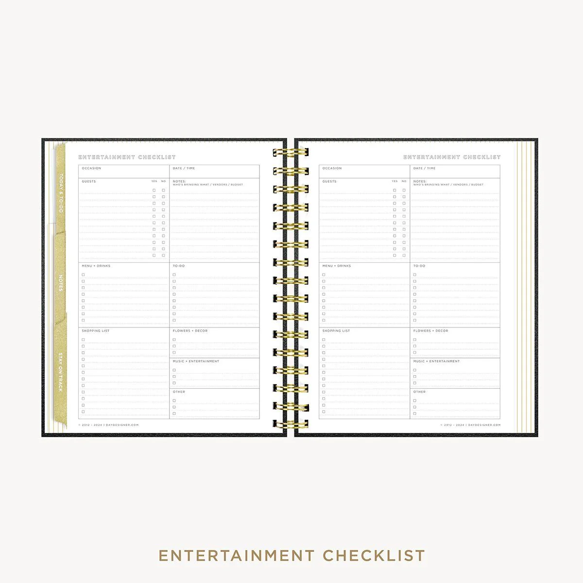 2026-27 Mini Weekly Planner: Classic Black Pebble Texture - Image 20