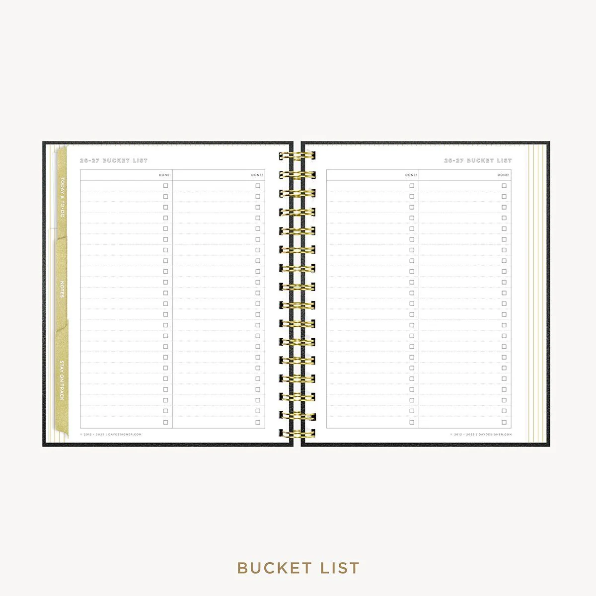 2026-27 Mini Weekly Planner: Classic Black Pebble Texture - Image 21
