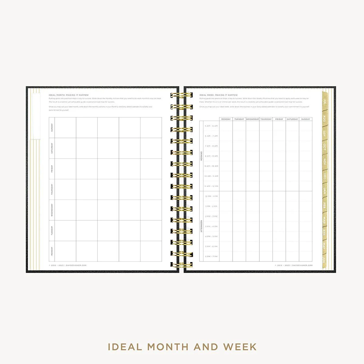 2026-27 Mini Weekly Planner: Classic Black Pebble Texture - Image 8