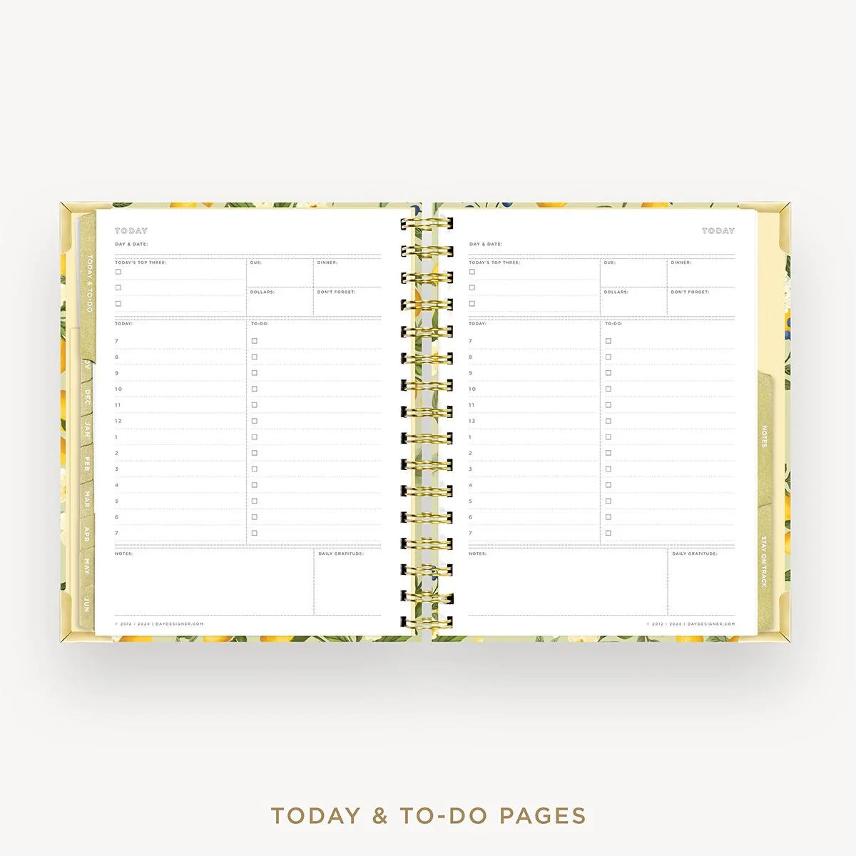 2026-27 Mini Weekly Planner: Lemon Floral Sage - Image 13