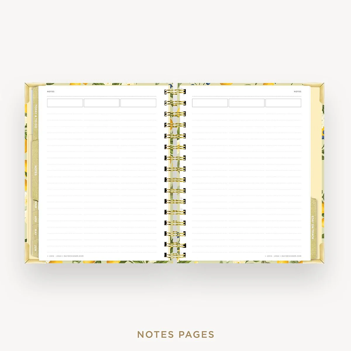 2026-27 Mini Weekly Planner: Lemon Floral Sage - Image 14