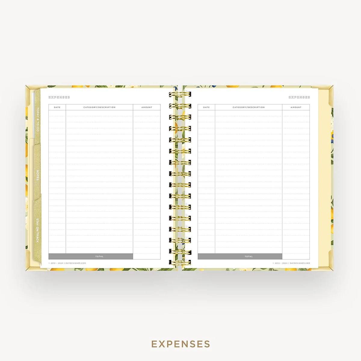 2026-27 Mini Weekly Planner: Lemon Floral Sage - Image 15