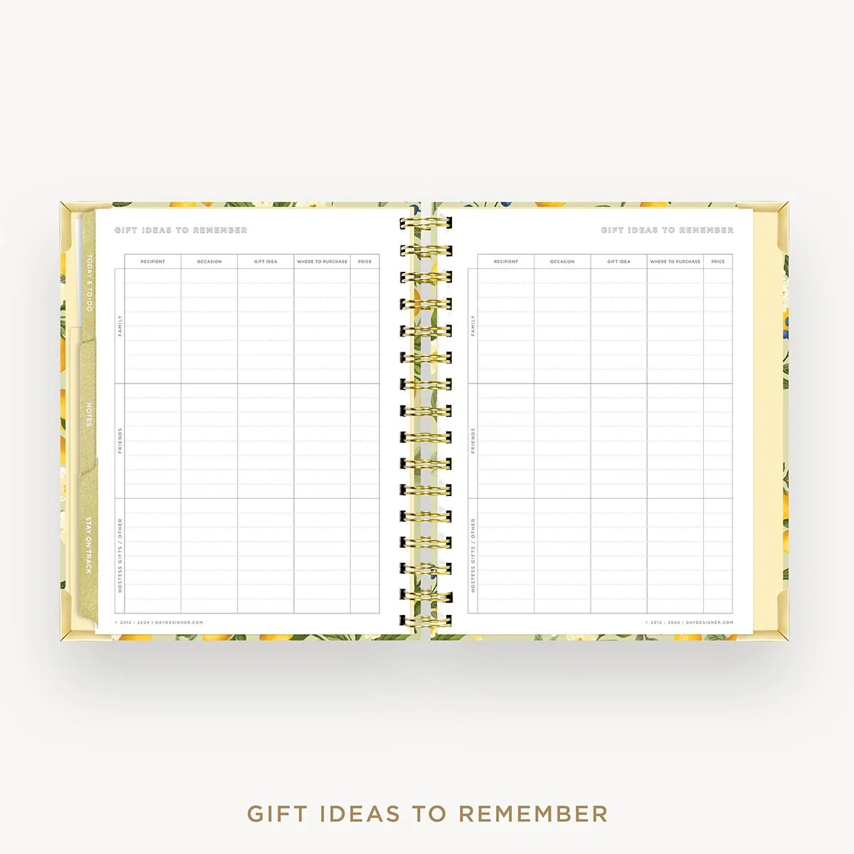 2026-27 Mini Weekly Planner: Lemon Floral Sage - Image 17