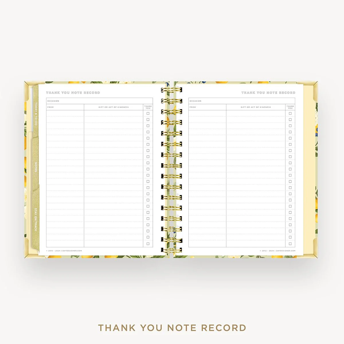 2026-27 Mini Weekly Planner: Lemon Floral Sage - Image 18