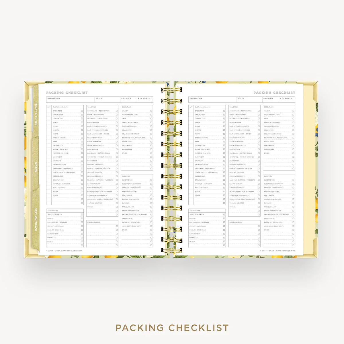2026-27 Mini Weekly Planner: Lemon Floral Sage - Image 19