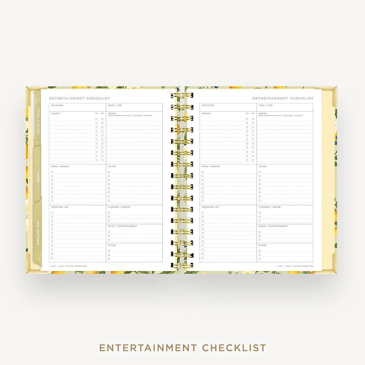 2026-27 Mini Weekly Planner: Lemon Floral Sage - Image 20