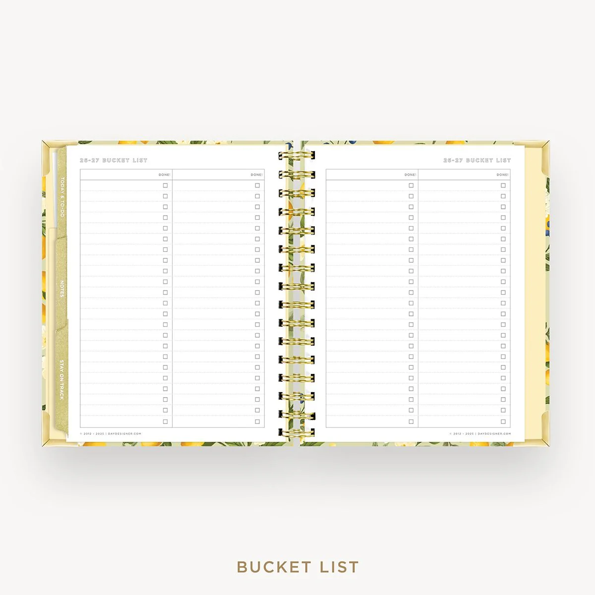 2026-27 Mini Weekly Planner: Lemon Floral Sage - Image 21