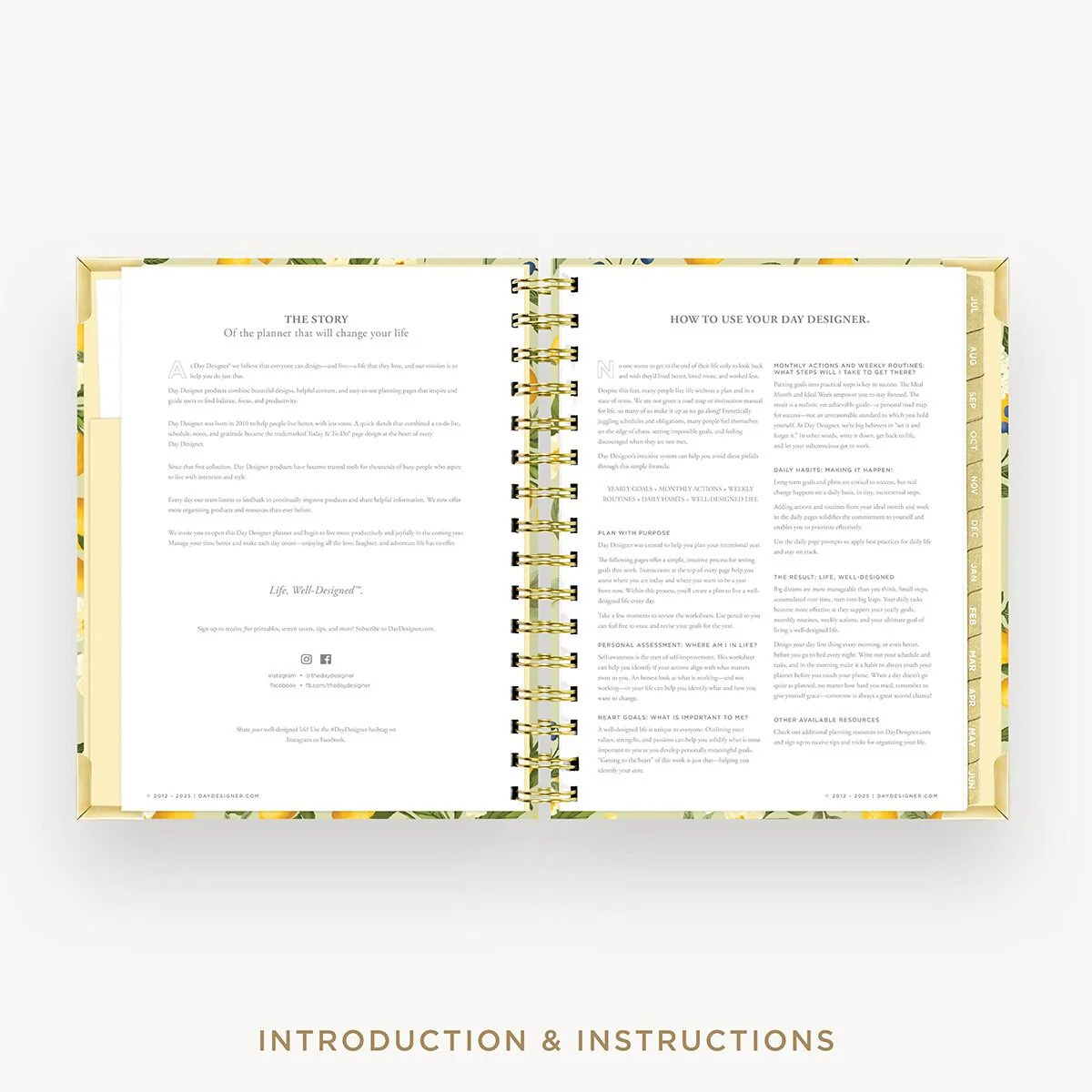 2026-27 Mini Weekly Planner: Lemon Floral Sage - Image 5