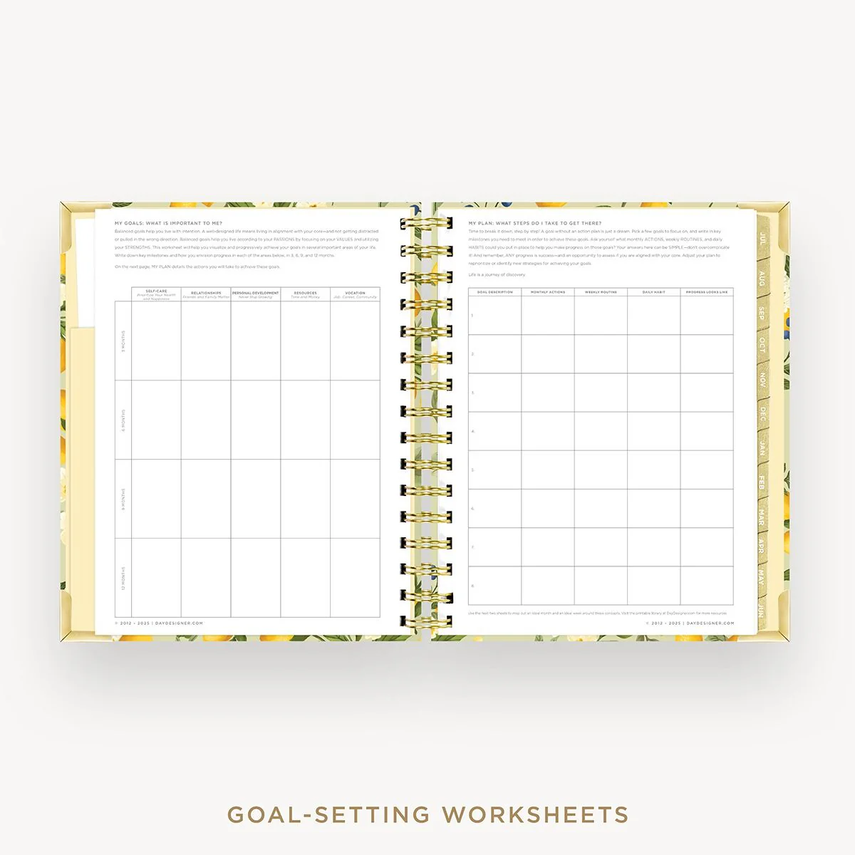 2026-27 Mini Weekly Planner: Lemon Floral Sage - Image 7