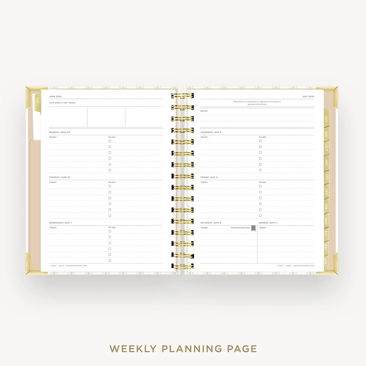 2026-27 Mini Weekly Planner: Ticking Stripe - Image 12
