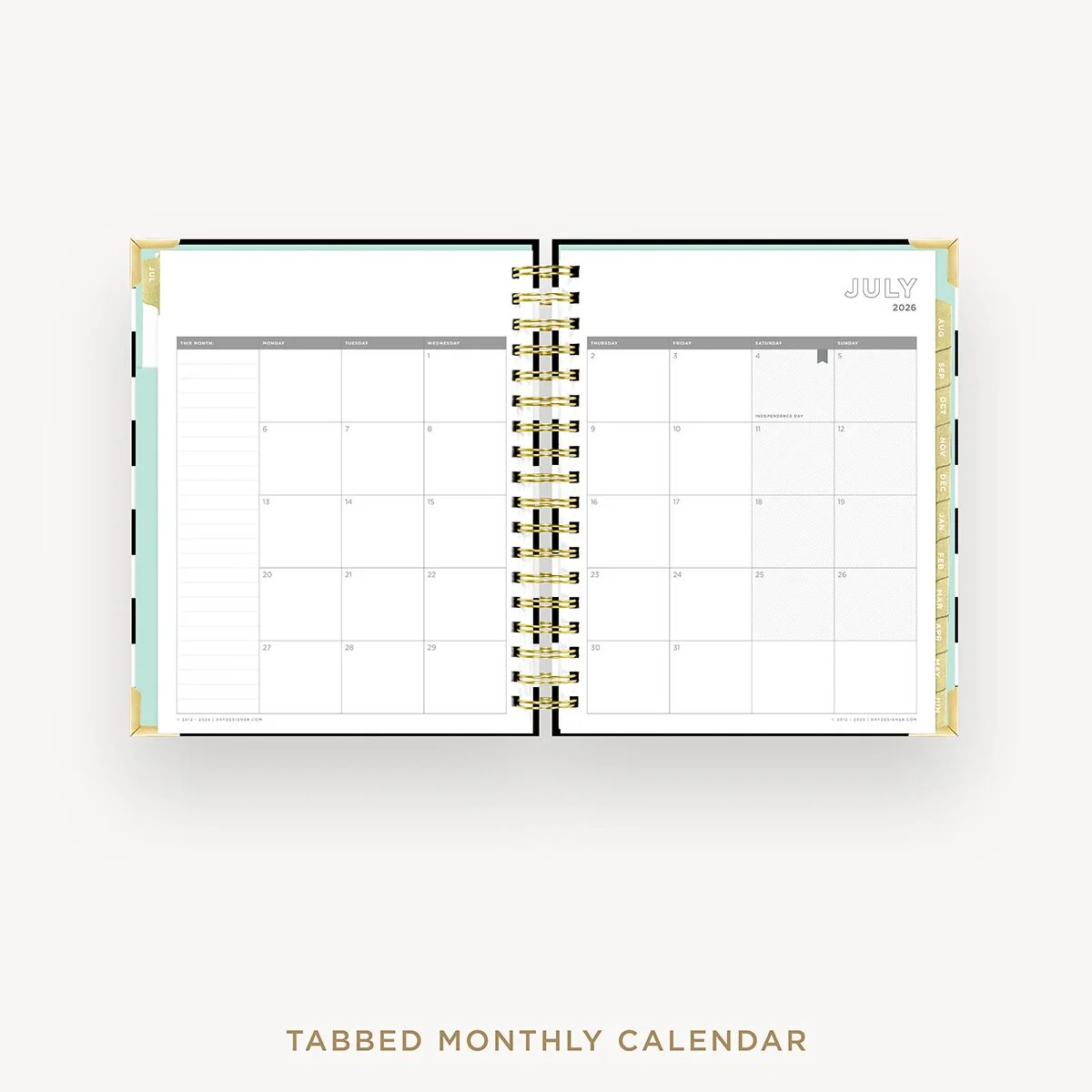2026-27 Weekly Planner: Black Stripe - Image 11