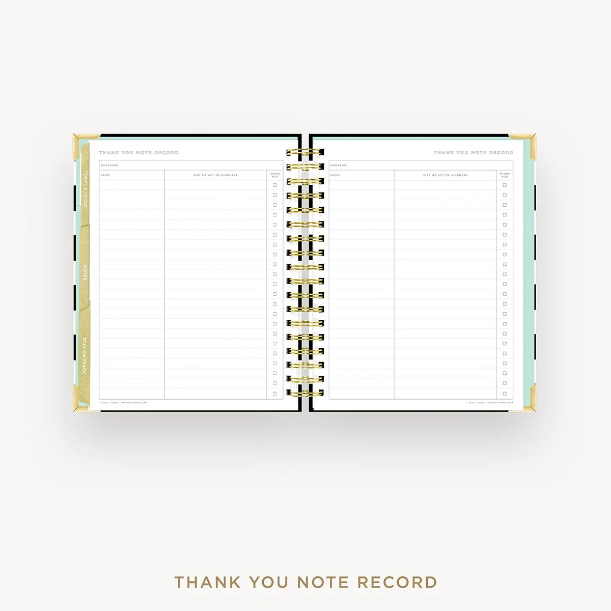2026-27 Weekly Planner: Black Stripe - Image 18