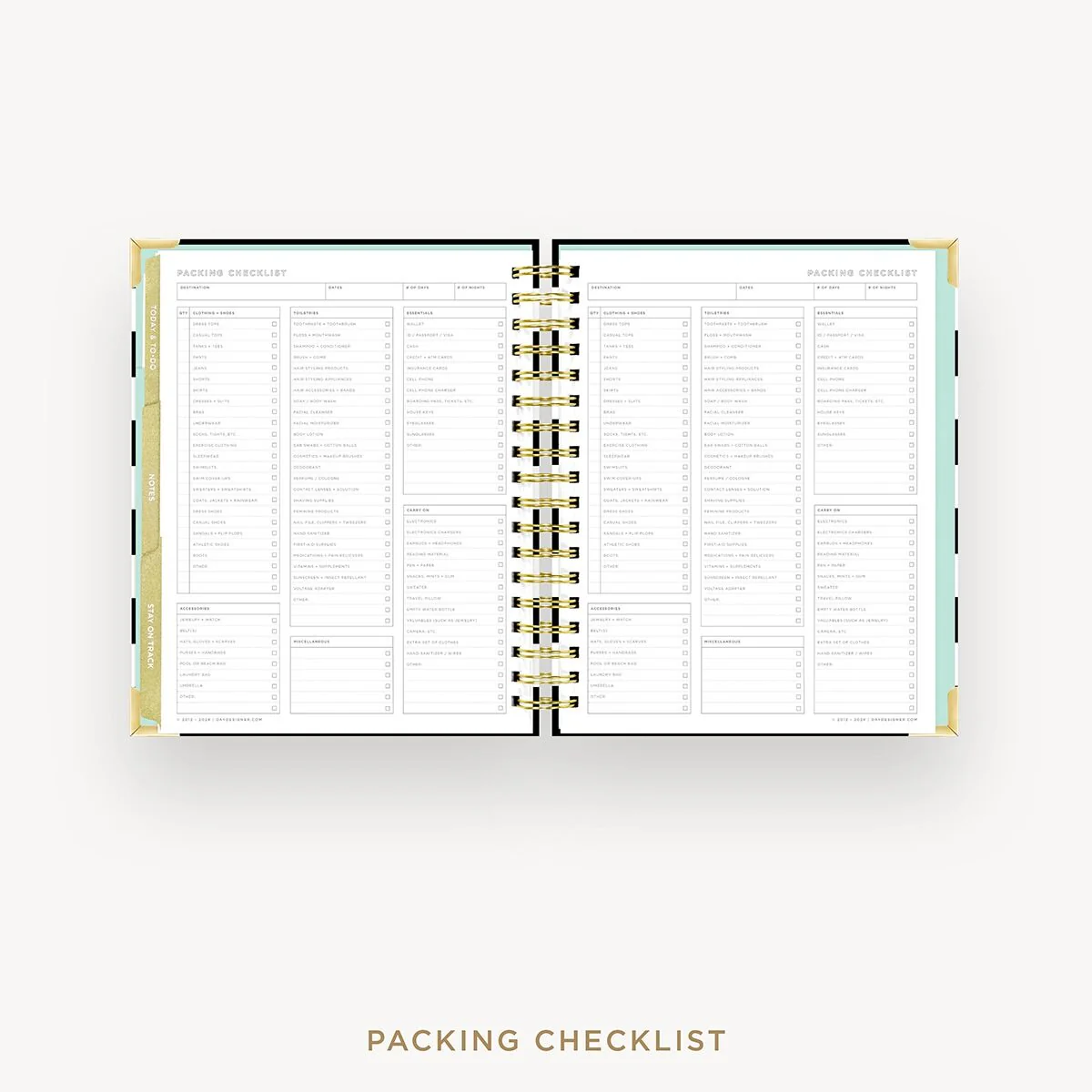 2026-27 Weekly Planner: Black Stripe - Image 19