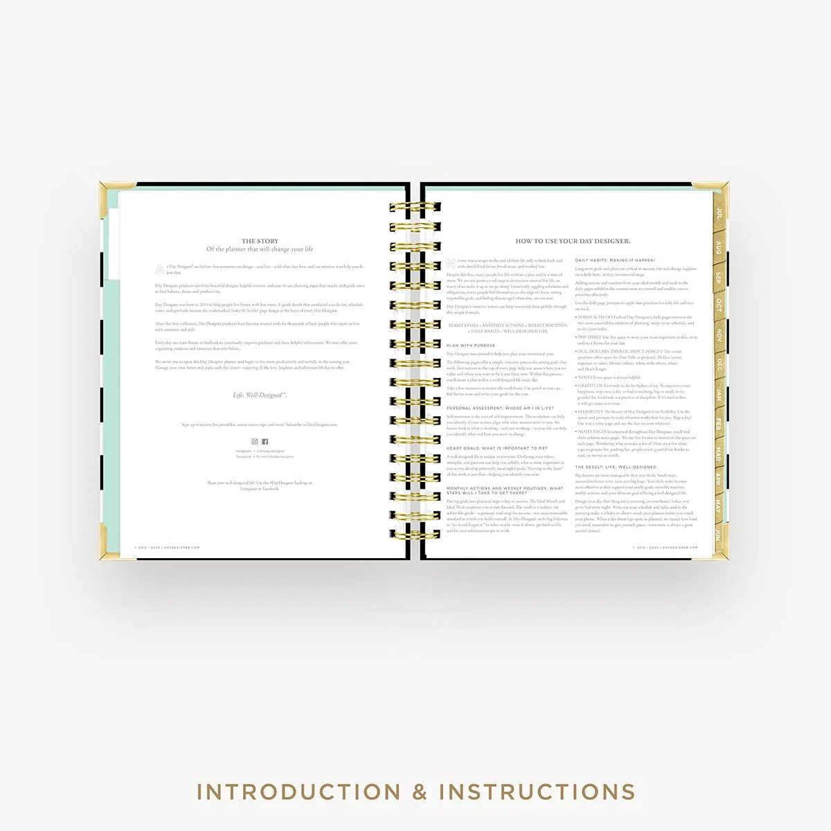 2026-27 Weekly Planner: Black Stripe - Image 5