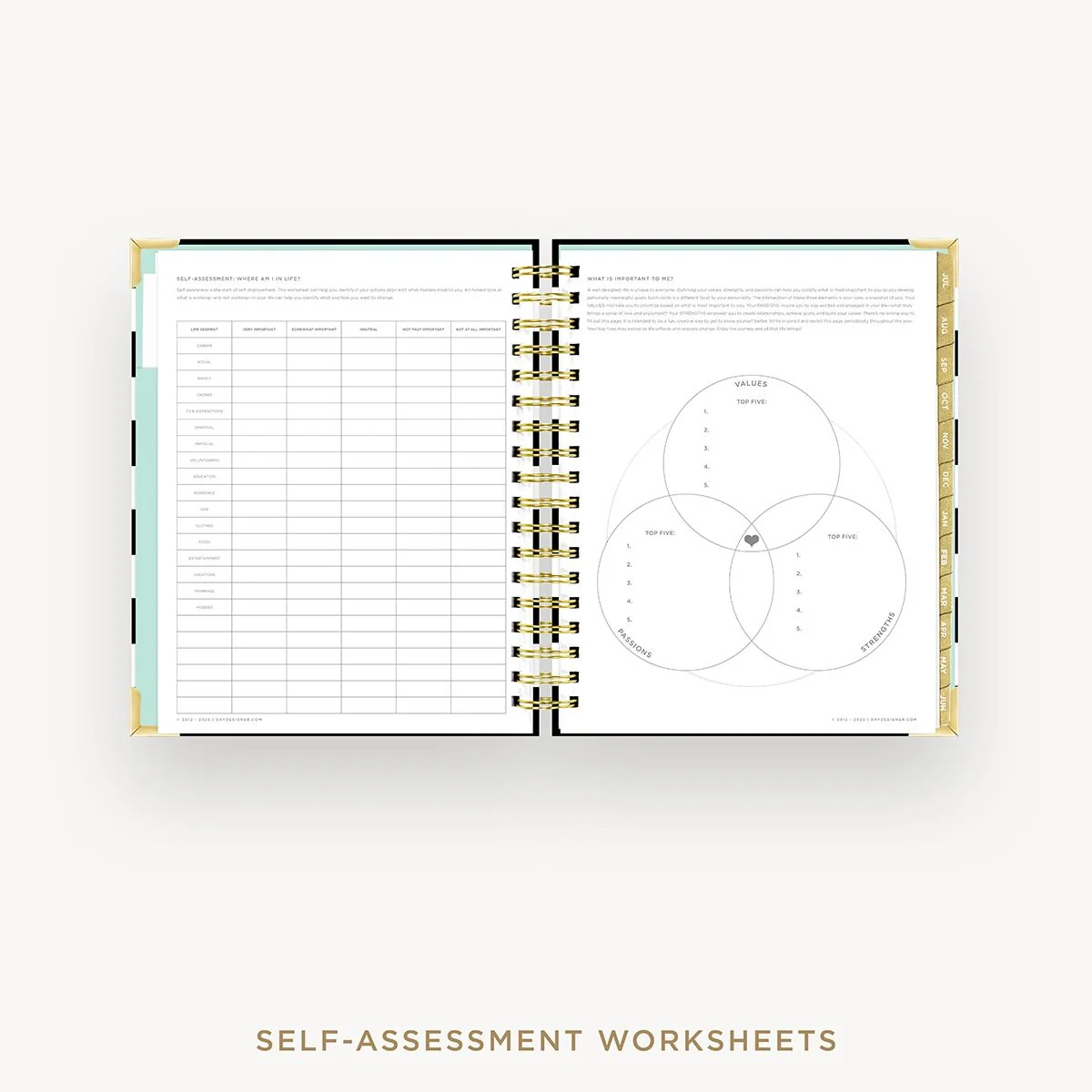 2026-27 Weekly Planner: Black Stripe - Image 6