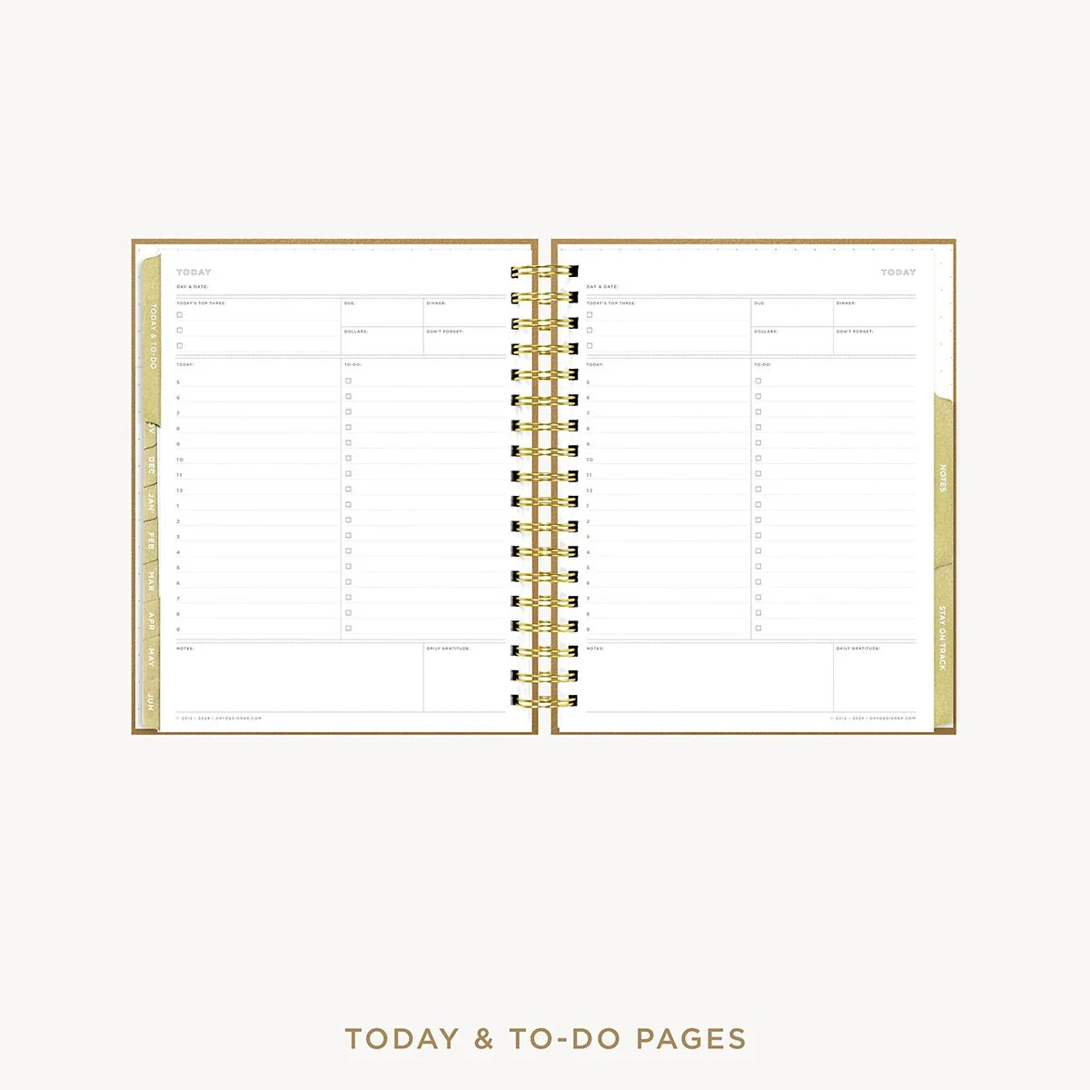 2026-27 Weekly Planner: Caramel Latte Pebble Texture - Image 13