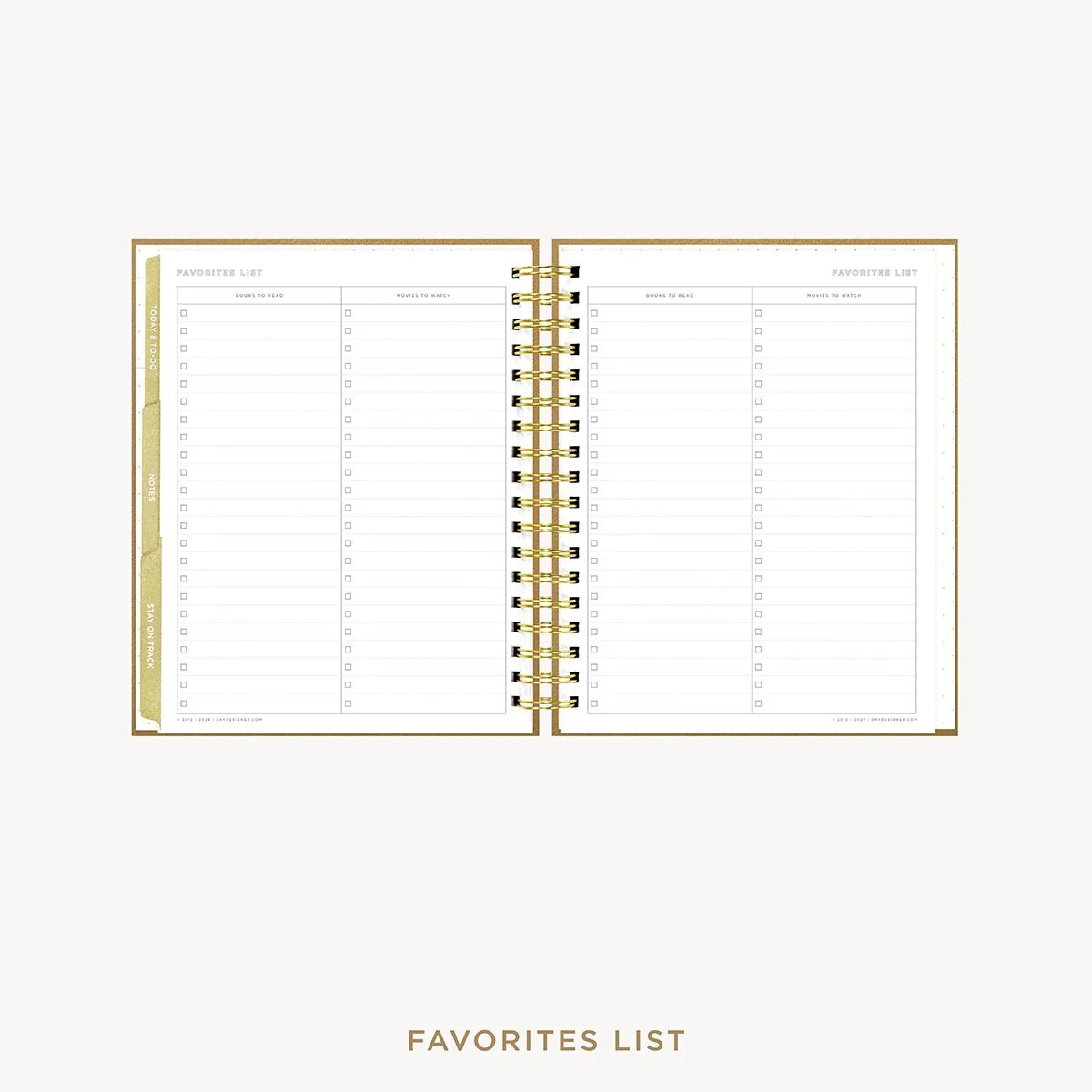 2026-27 Weekly Planner: Caramel Latte Pebble Texture - Image 16