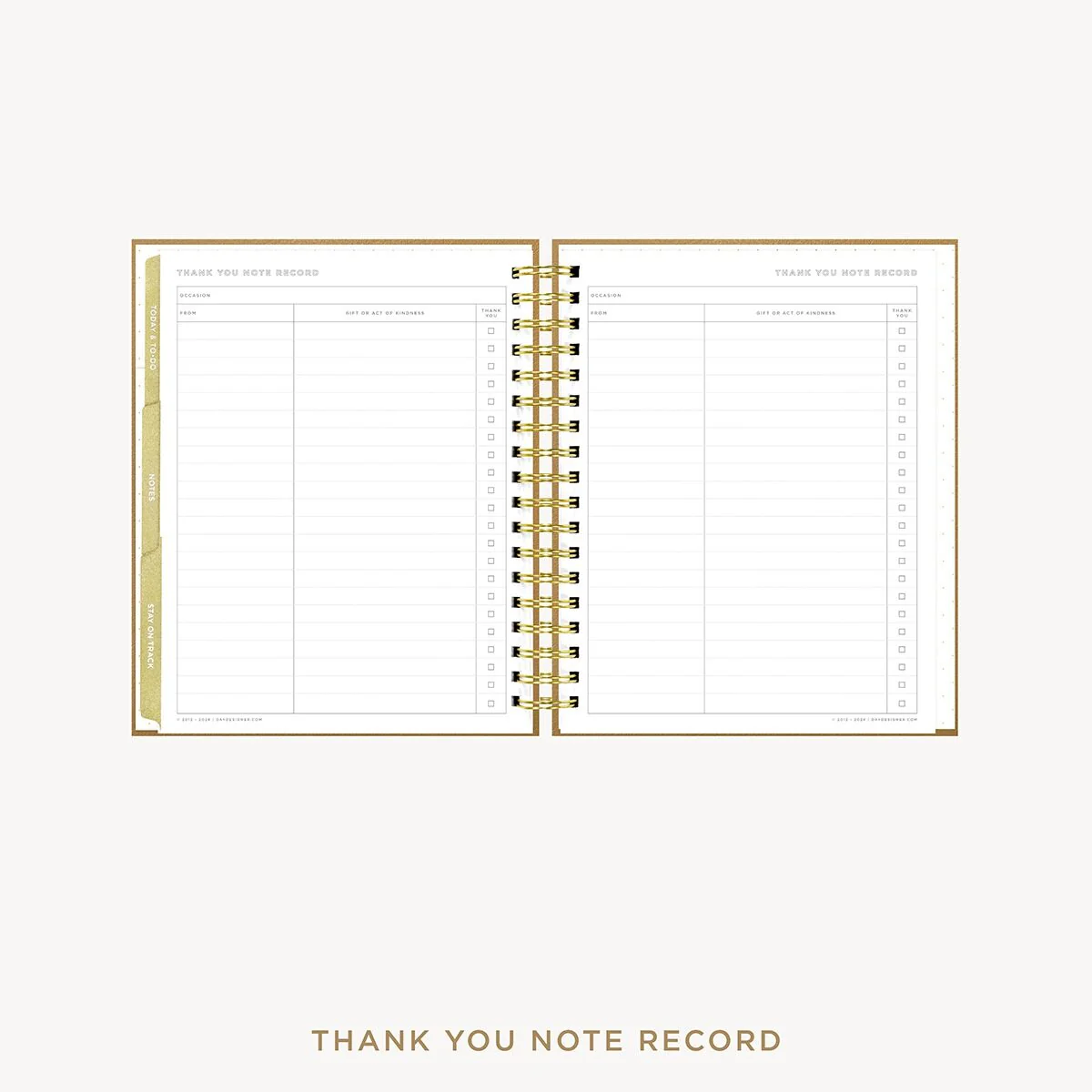 2026-27 Weekly Planner: Caramel Latte Pebble Texture - Image 18