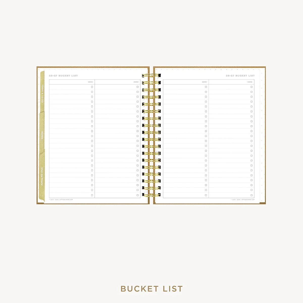 2026-27 Weekly Planner: Caramel Latte Pebble Texture - Image 21