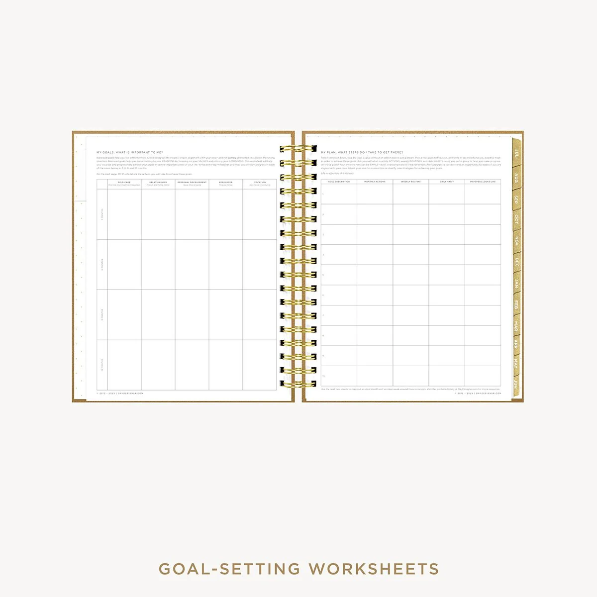2026-27 Weekly Planner: Caramel Latte Pebble Texture - Image 7