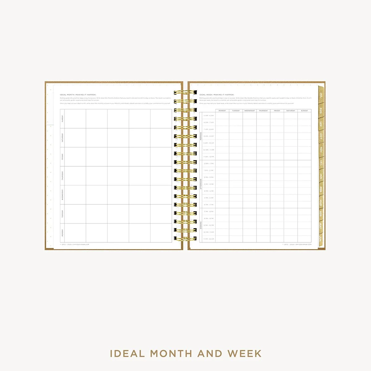 2026-27 Weekly Planner: Caramel Latte Pebble Texture - Image 9