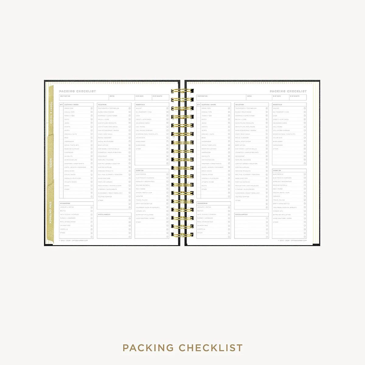 2026-27 Weekly Planner: Classic Black Pebble Texture - Image 19