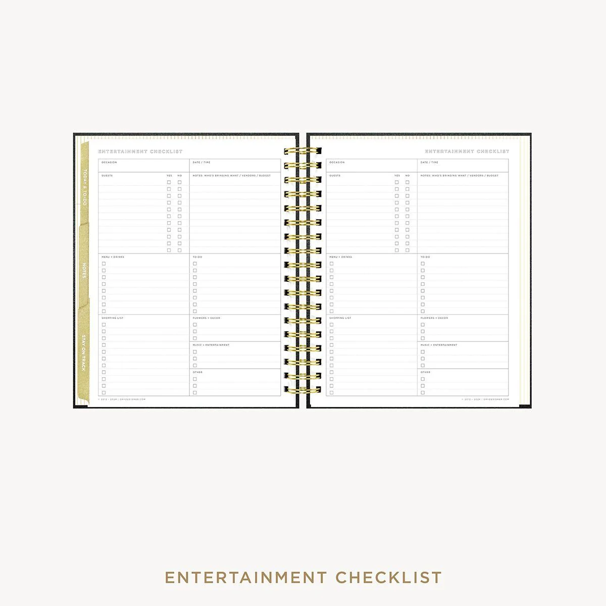 2026-27 Weekly Planner: Classic Black Pebble Texture - Image 20