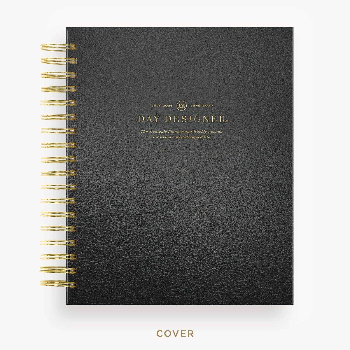 2026-27 Weekly Planner: Classic Black Pebble Texture - Image 3