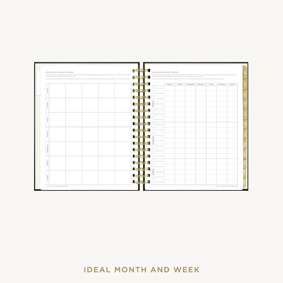 2026-27 Weekly Planner: Classic Black Pebble Texture - Image 8