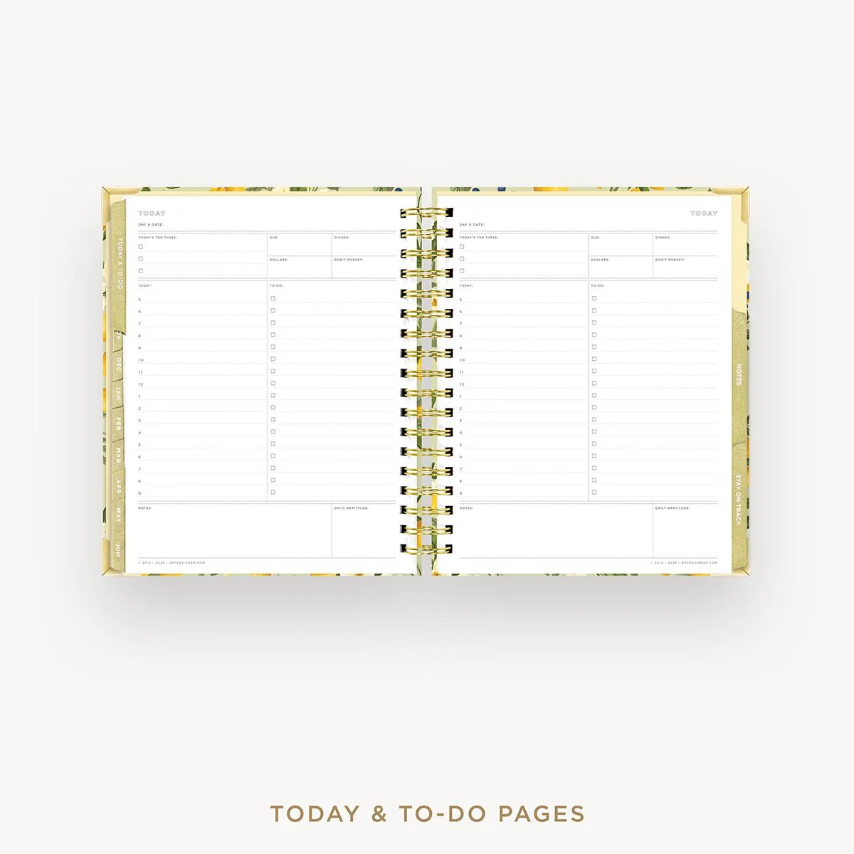 2026-27 Weekly Planner: Lemon Floral Sage - Image 13