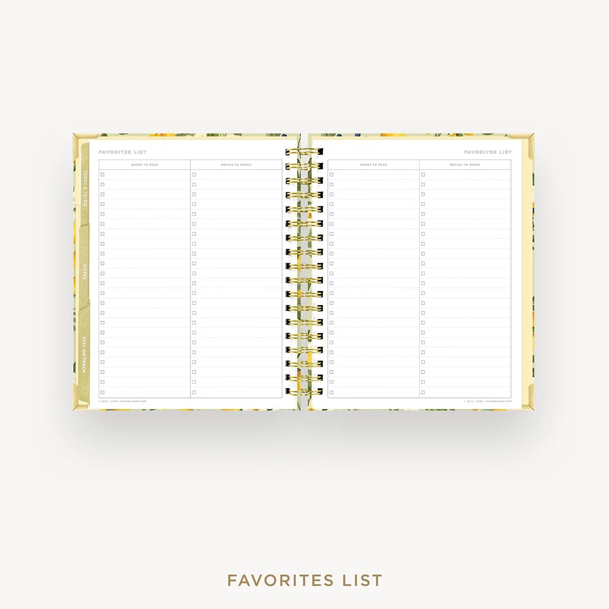 2026-27 Weekly Planner: Lemon Floral Sage - Image 16