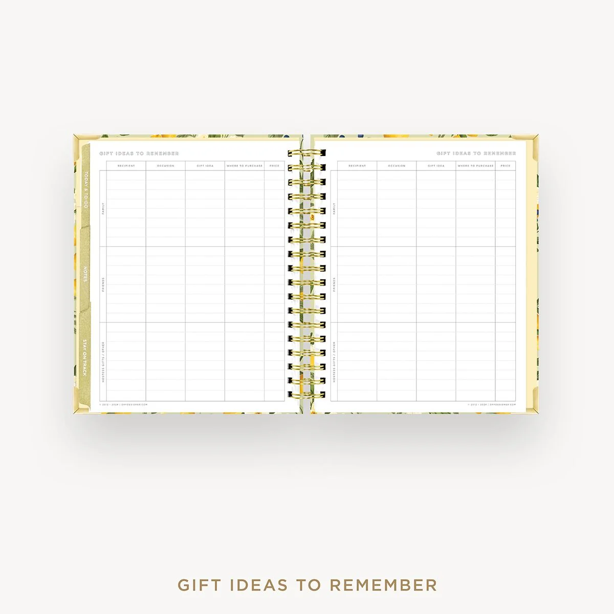 2026-27 Weekly Planner: Lemon Floral Sage - Image 17