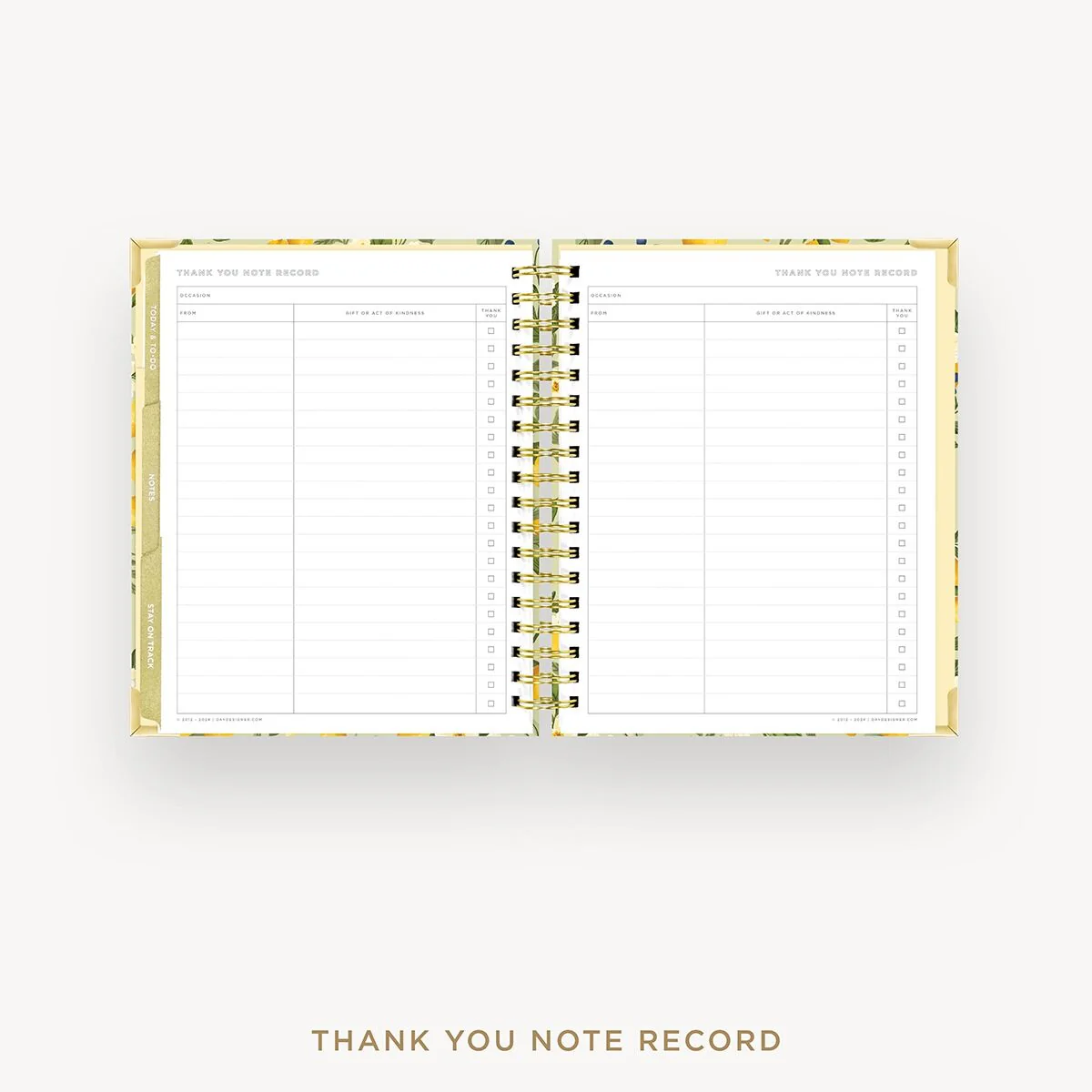 2026-27 Weekly Planner: Lemon Floral Sage - Image 18