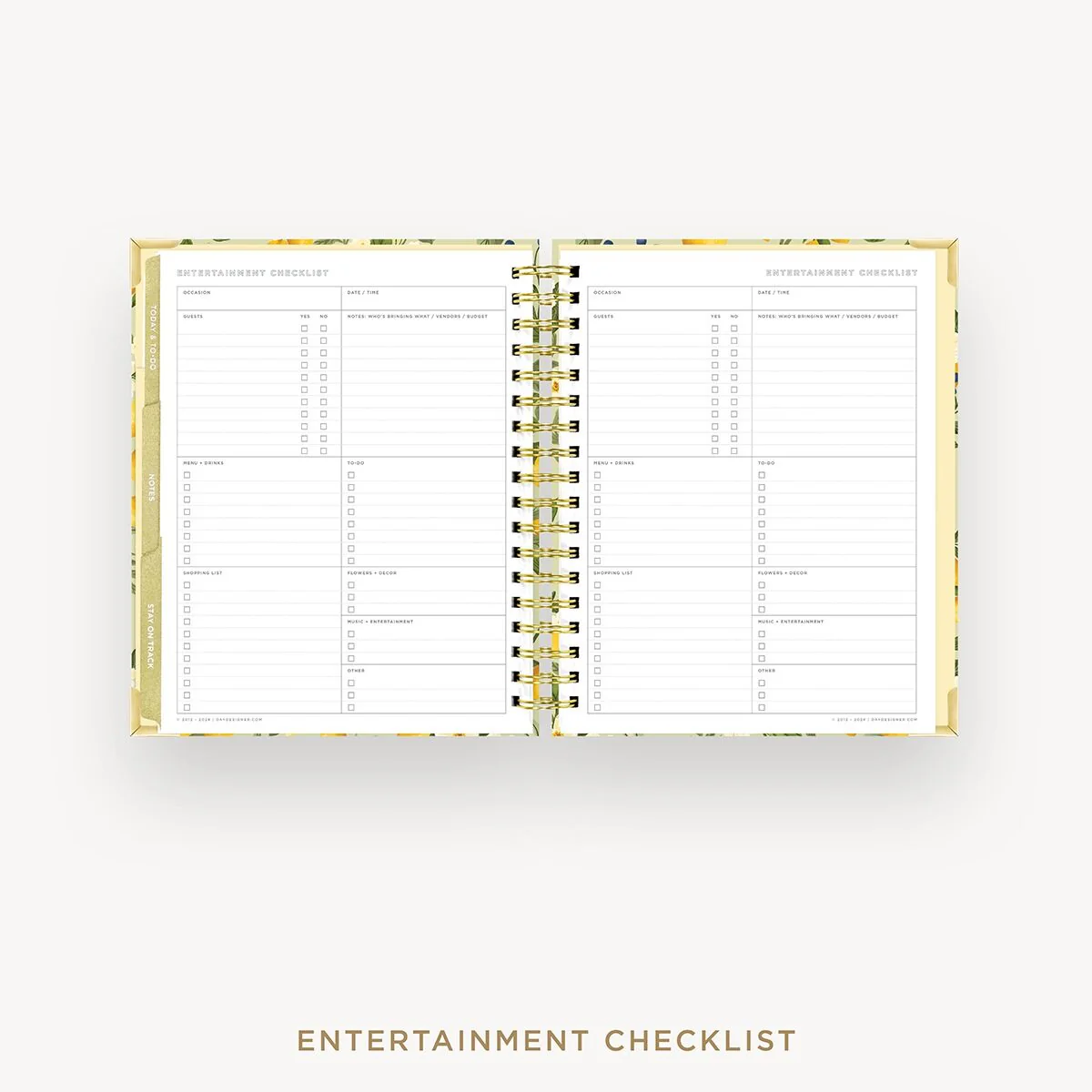 2026-27 Weekly Planner: Lemon Floral Sage - Image 20