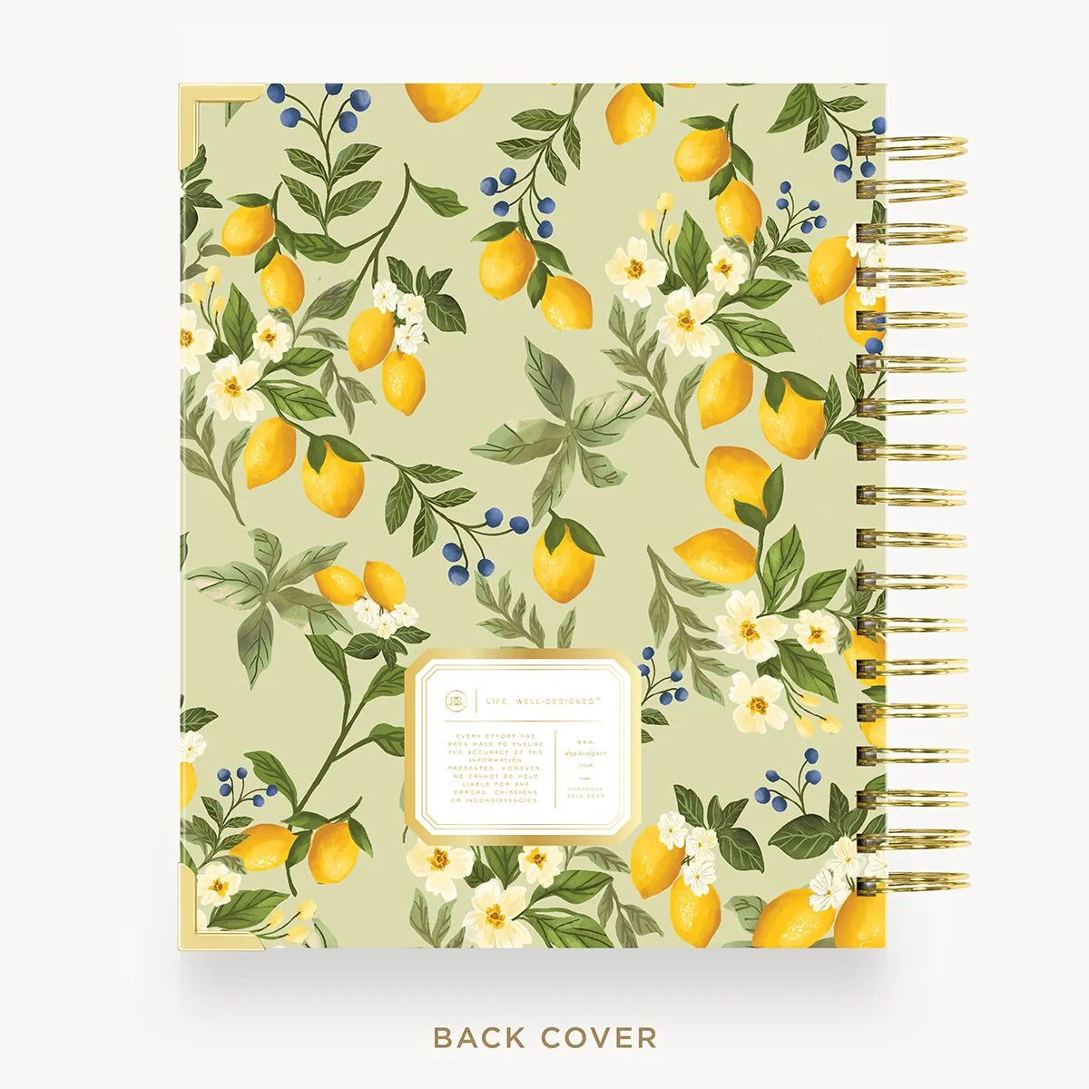 2026-27 Weekly Planner: Lemon Floral Sage - Image 22