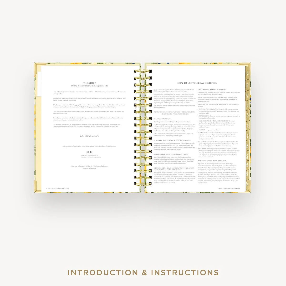 2026-27 Weekly Planner: Lemon Floral Sage - Image 5