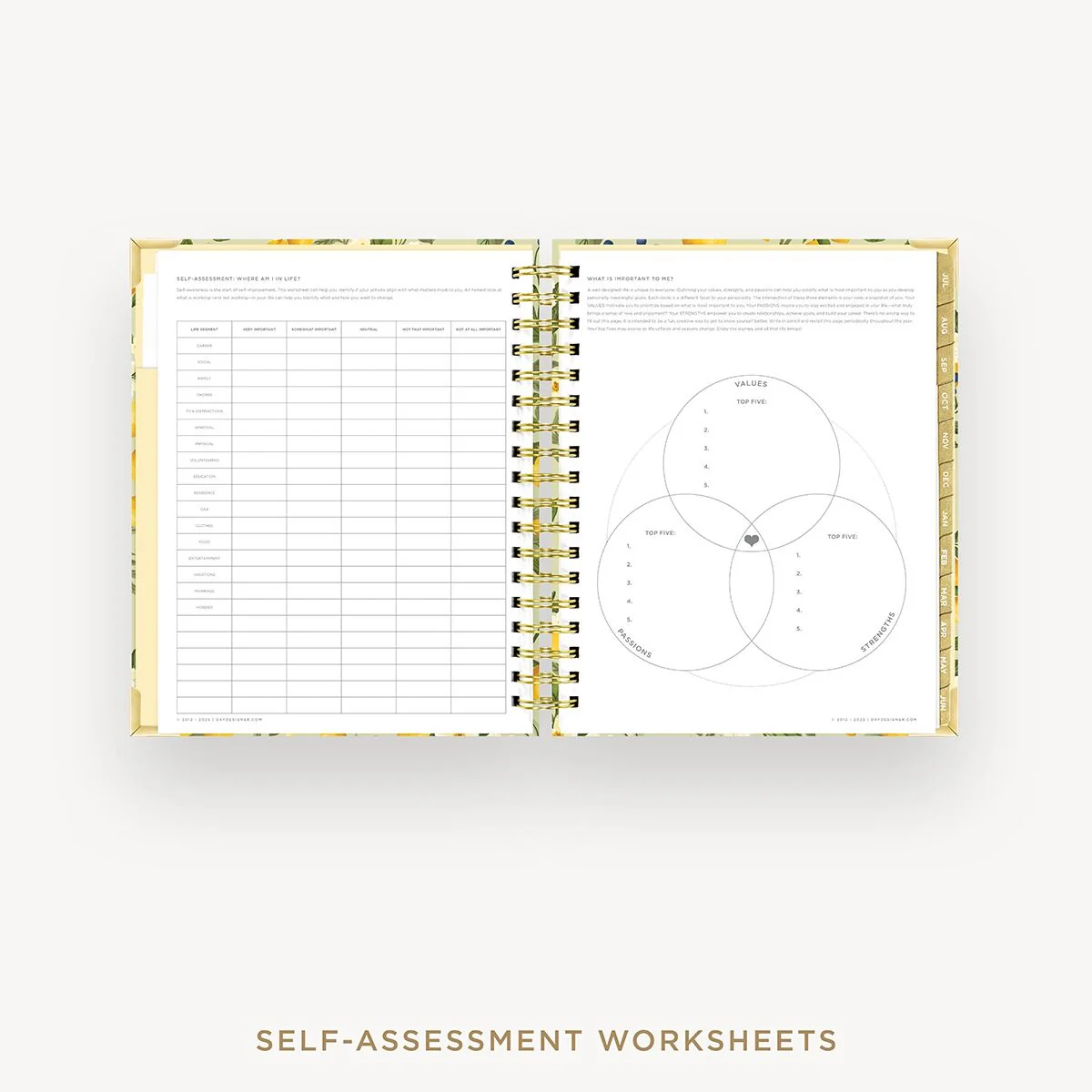 2026-27 Weekly Planner: Lemon Floral Sage - Image 6
