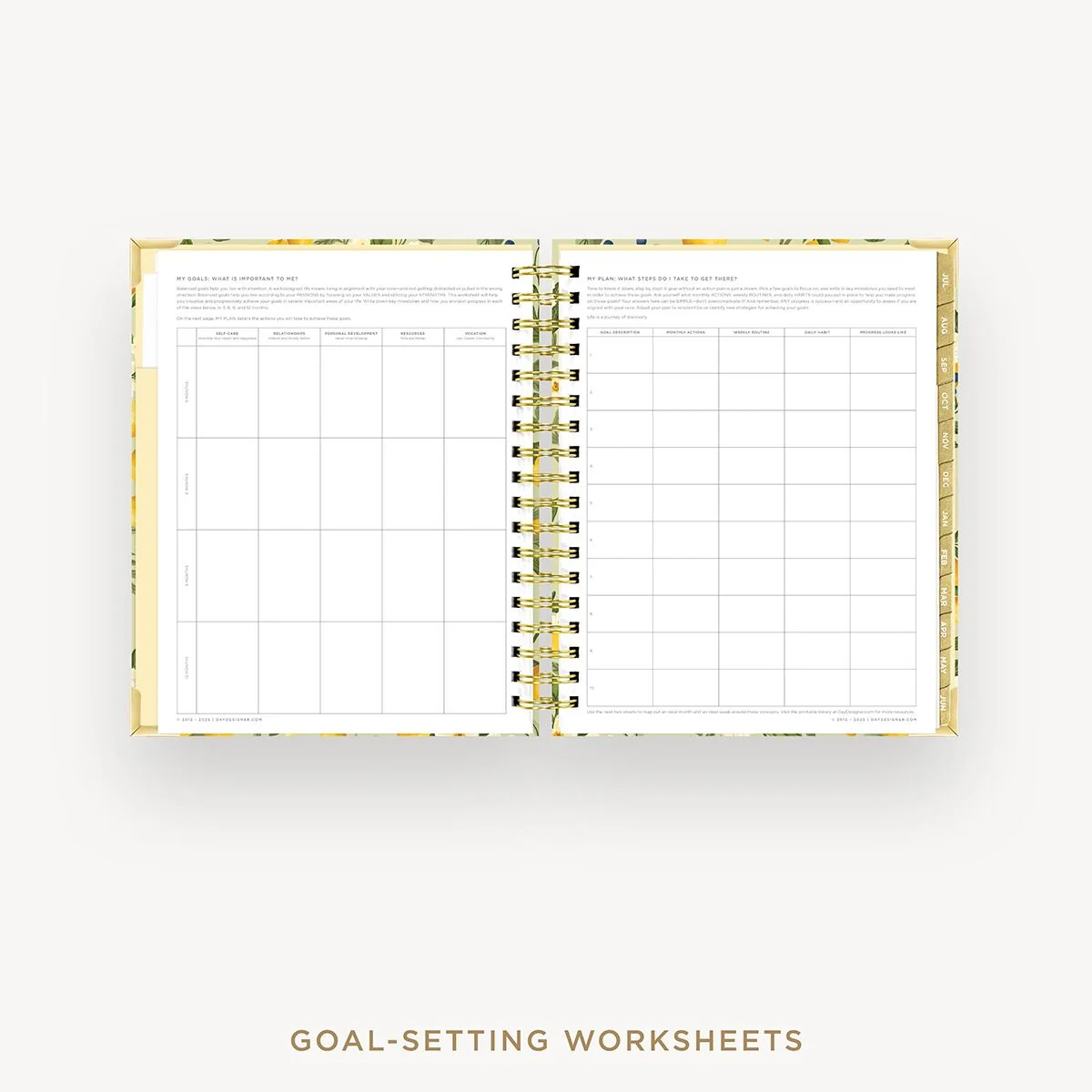 2026-27 Weekly Planner: Lemon Floral Sage - Image 7