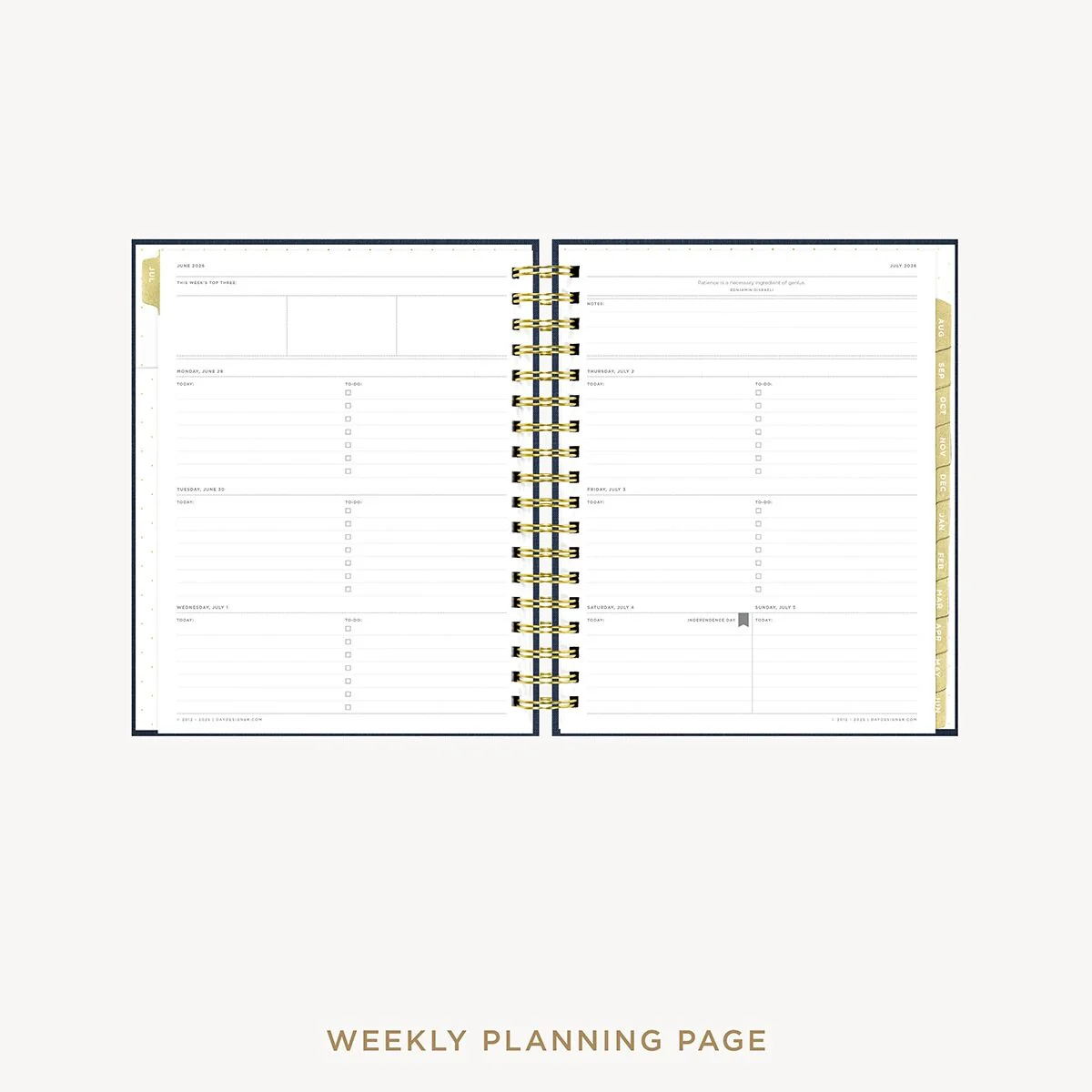 2026-27 Weekly Planner: Navy Bookcloth - Image 12