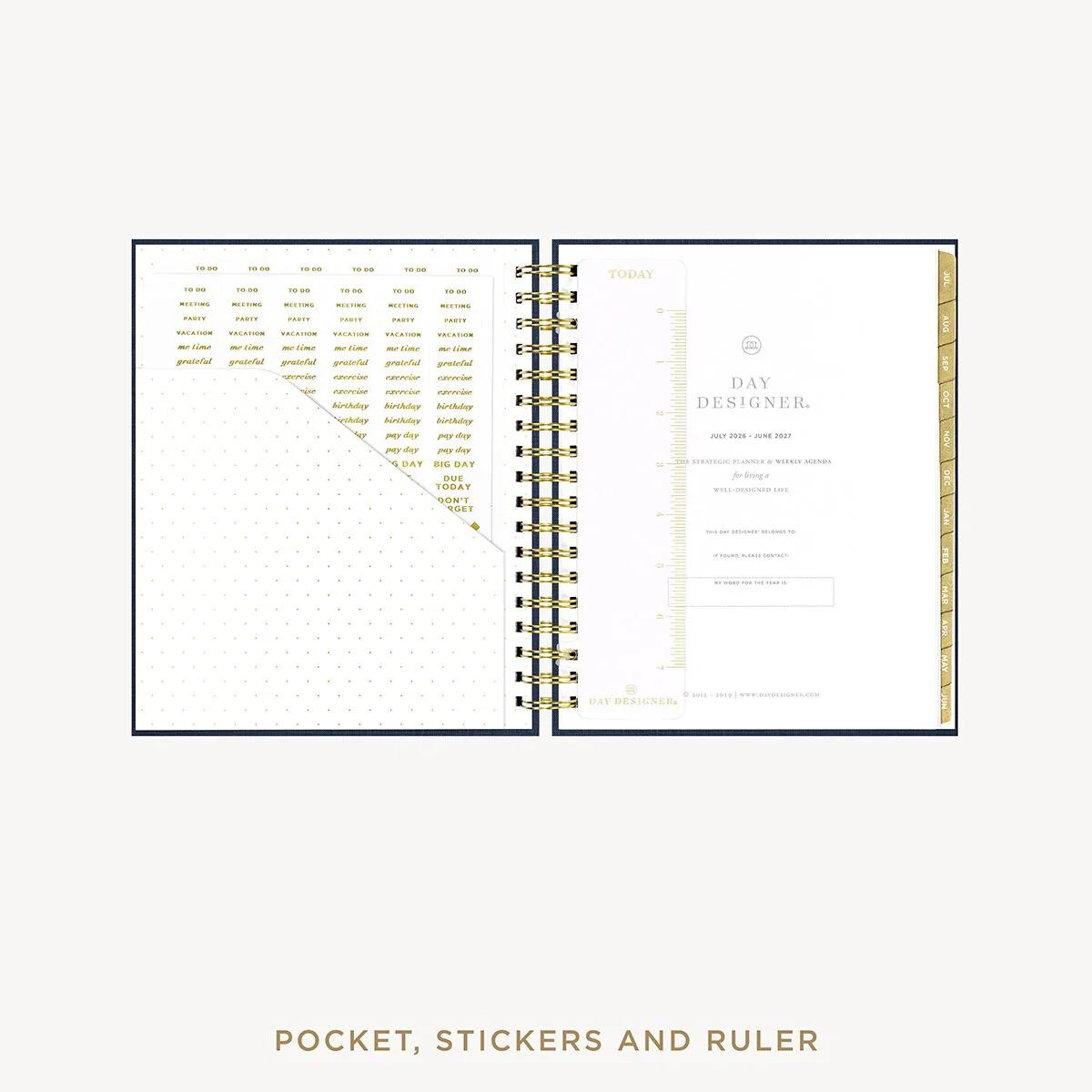 2026-27 Weekly Planner: Navy Bookcloth - Image 4