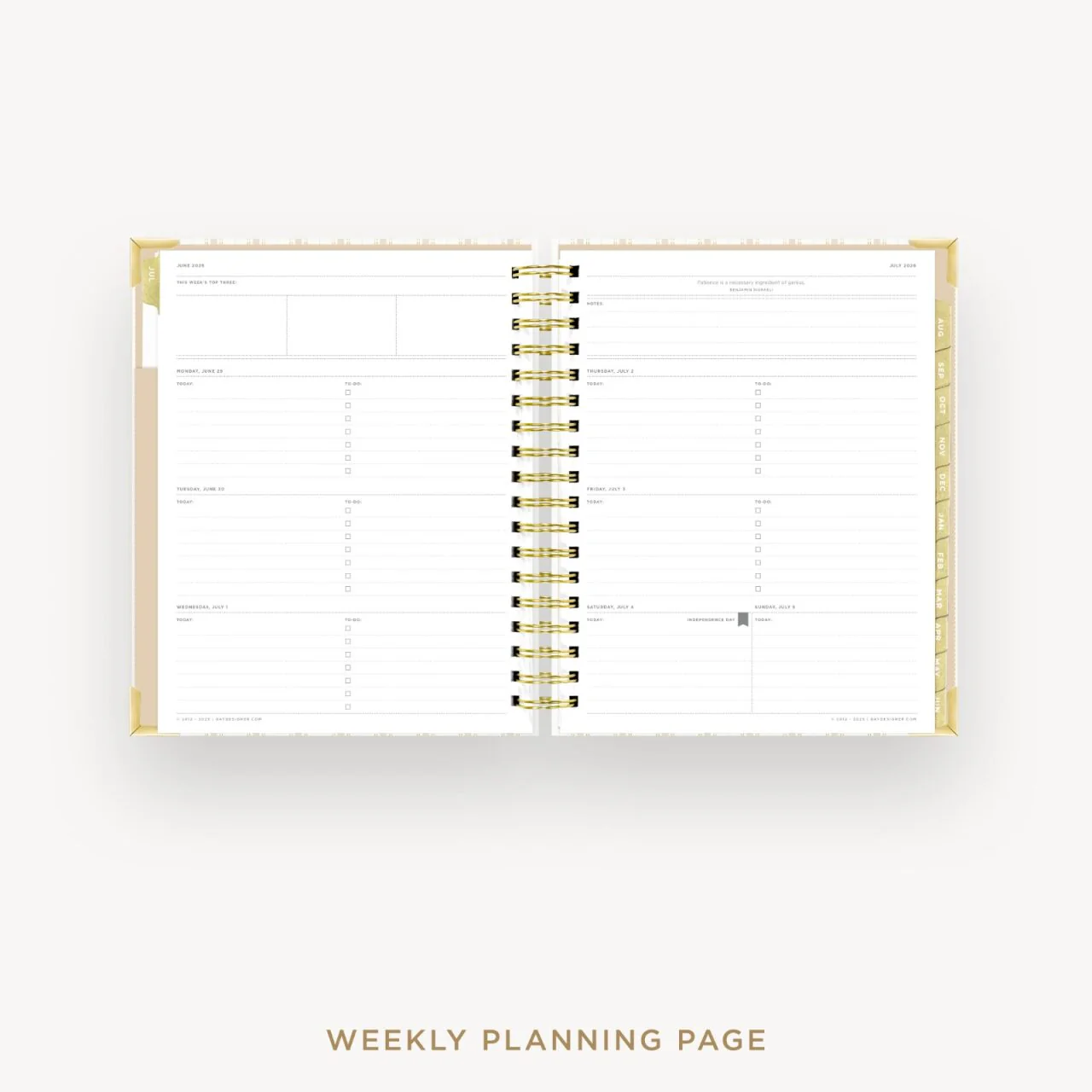2026-27 Weekly Planner: Ticking Stripe - Image 12