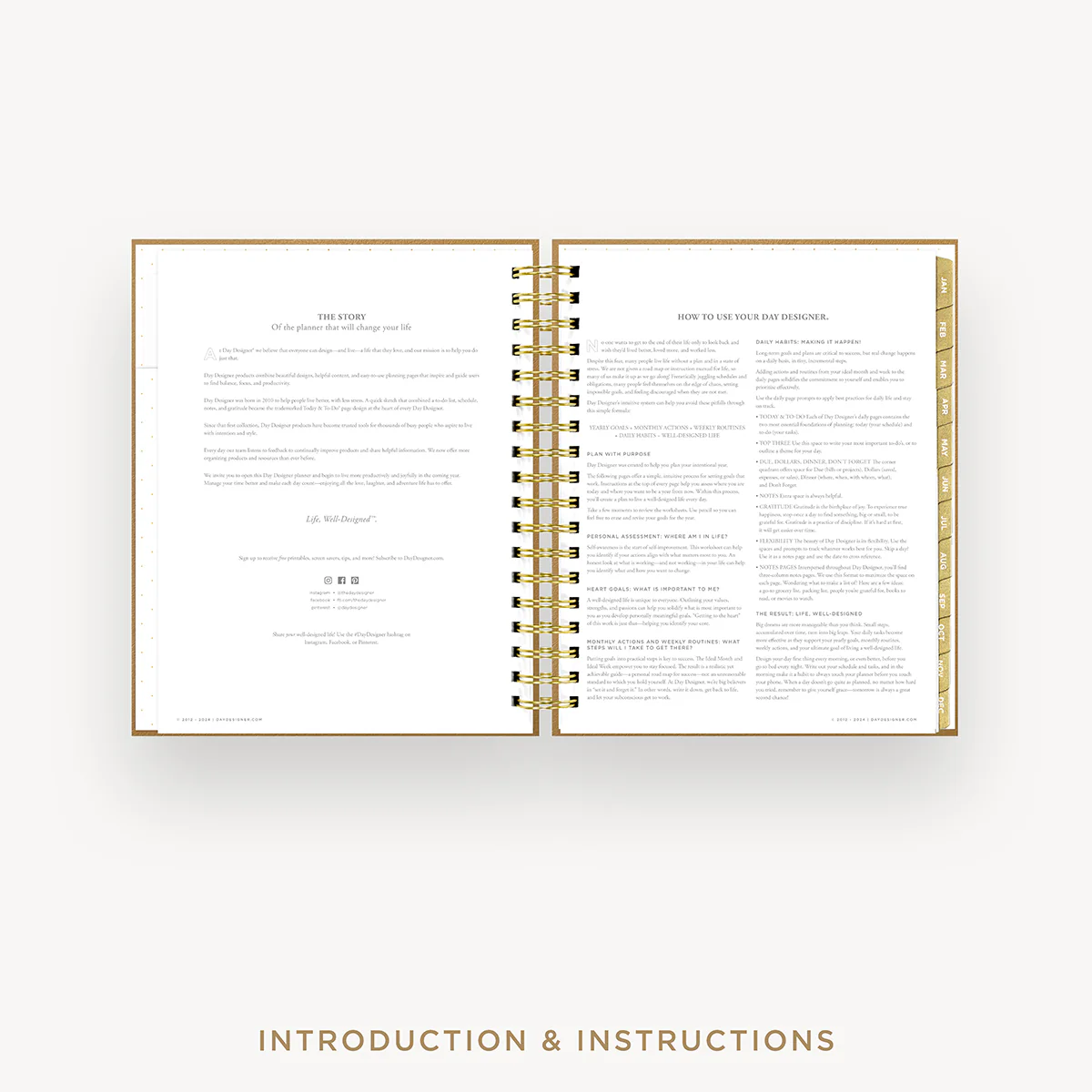 2026 Daily Planner: Caramel Latte Pebble Texture - Image 6