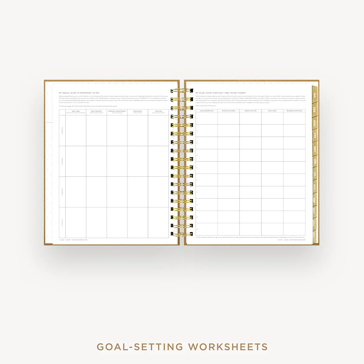 2026 Daily Planner: Caramel Latte Pebble Texture - Image 8