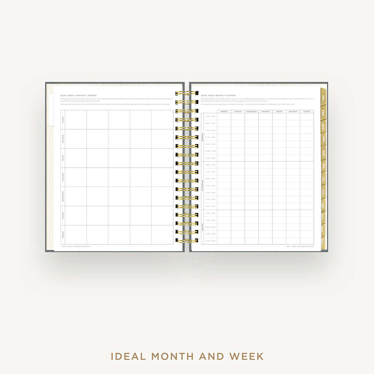 2026 Daily Planner: Charcoal Bookcloth - Image 9