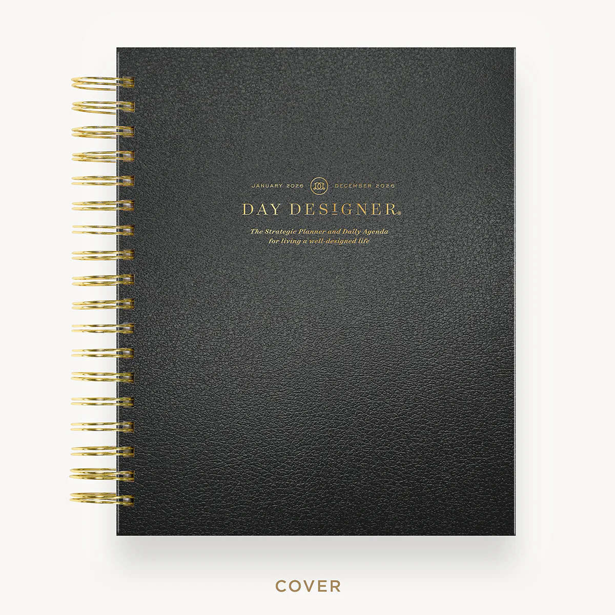 2026 Daily Planner: Classic Black Pebble Texture - Image 4