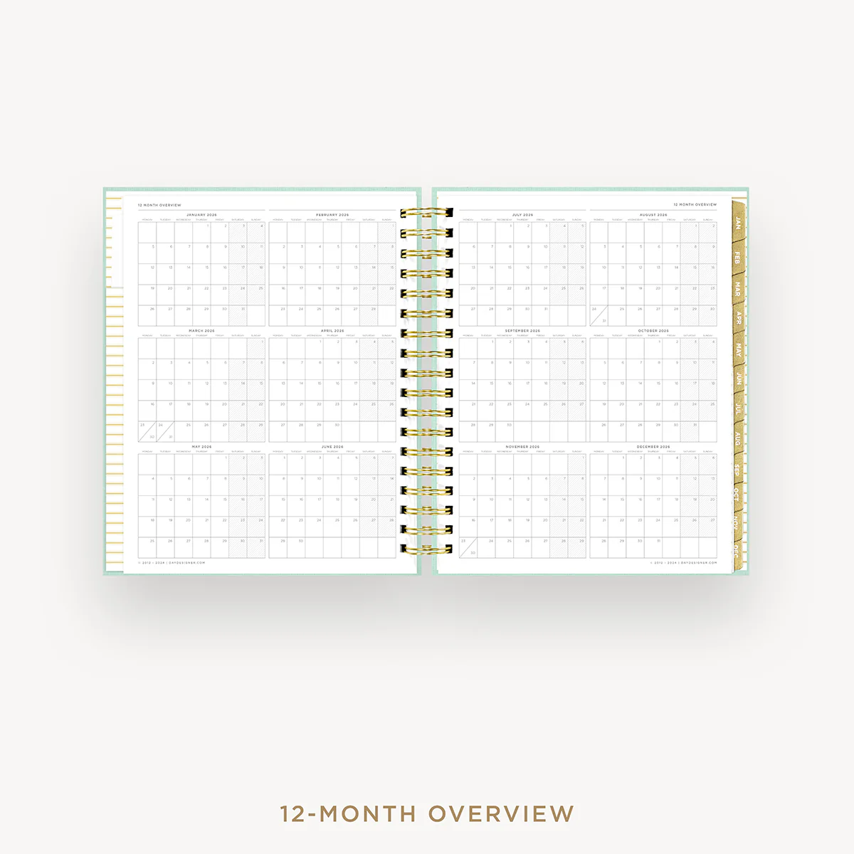 2026 Daily Planner: Sage Bookcloth - Image 10