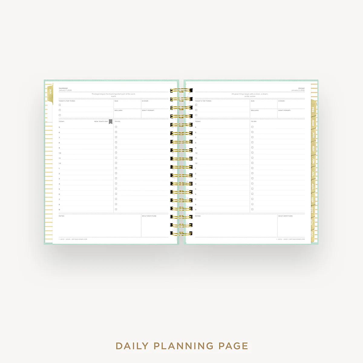 2026 Daily Planner: Sage Bookcloth - Image 13