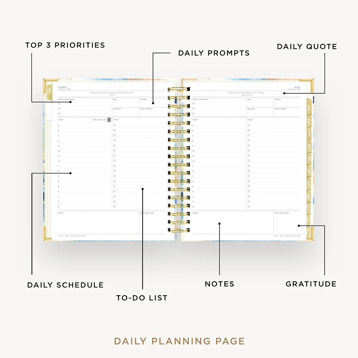 2026 Daily Planner: Sea and Sky - Image 3
